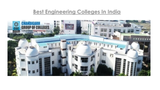 Best Engineering Colleges In India