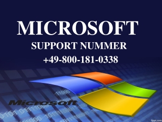 MS Office Support Nummer 49-800-181-0338