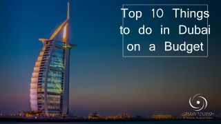 Top 10 Things to do in Dubai on a Budget