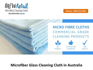 Microfiber Glass Cleaning Cloth in Australia