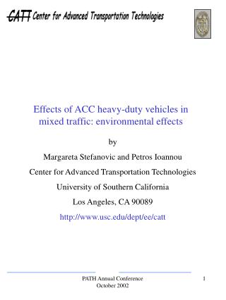 Effects of ACC heavy-duty vehicles in mixed traffic: environmental effects