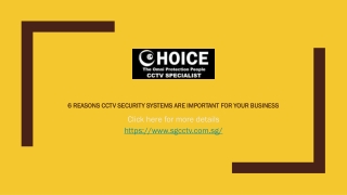 6 Reasons CCTV Security Systems are Important for your business
