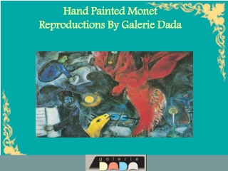 Hand Painted Monet Reproductions By Galerie Dada