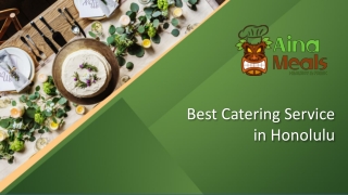 Best Catering in Honolulu