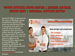 www.office.com/setup | How to Download Microsoft Office Setup?