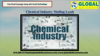 Chemical Industry Mailing Leads
