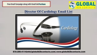 Director Of Cardiology Email Leads