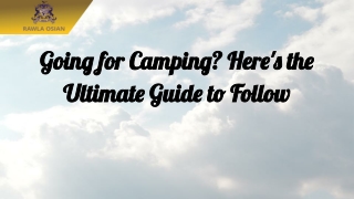 The Best Camping Tips Everyone Must Follow – Osian Resorts