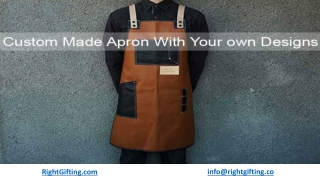 Personalized Aprons with Different Styles and Personalized Touch