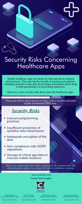 Security Risks Concerning Healthcare Apps 