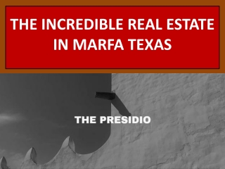 Best Marfa Vista Real Estate Service provider