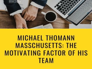 Aligning talent and organizational strategy with the help of Michael Thomann Boston