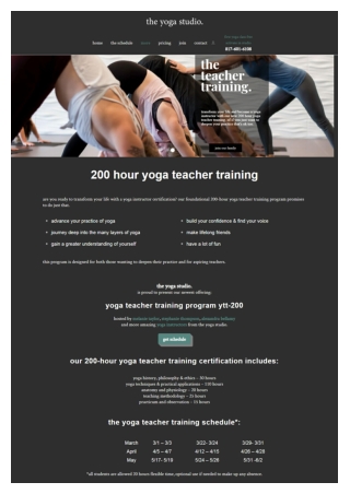 200 Hour Yoga Teacher Training