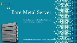 Dedicated Bare Metal Server