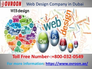 Web Design Company in Dubai Toll free-: 800-032-0549