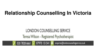 Relationship Counselling In Victoria