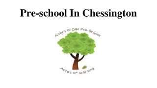 Pre-school In Chessington