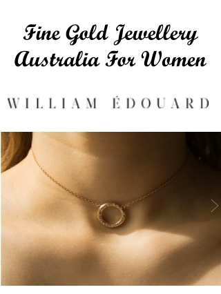 Fine Gold Jewellery Australia For Women