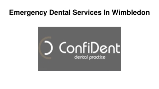 Emergency Dental Services In London