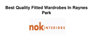 Best Quality Fitted Wardrobes In Raynes Park