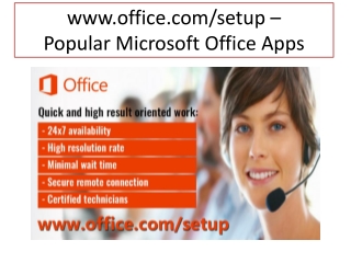 office.com/setup - Download and Install Microsoft then Install it