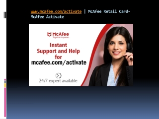 McAfee Activate | Enter your code - mcafee.com/activate