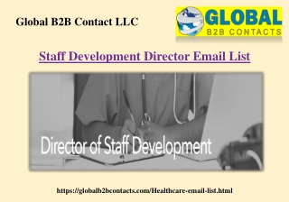 Staff Development Director Email List