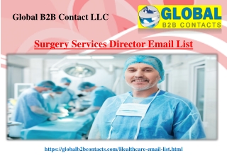 Surgery Services Director Email List