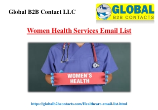 Women Health Services Email List