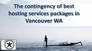 Best web hosting packages Vancouver WA