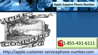 Apple Support Phone Number 1-855-431-6111: A Remedy to Deal with Apple Glitches