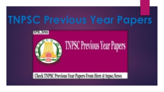 TNPSC Previous Year Papers | Collect Last 10 Year Test Paper & Answers