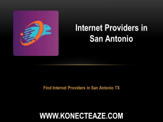 Find Internet Providers in San Antonio TX