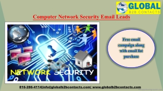 Computer Network Security Email Leads