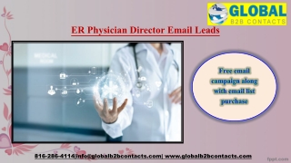 ER Physician Director Email Leads