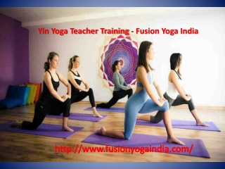 Yin Yoga Teacher Training