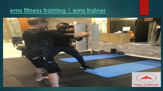 Ems fitness training ems trainer