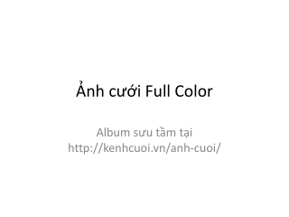 ảnh cưới Full color