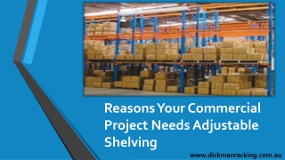 Reasons Your Commercial Project Needs Adjustable Shelving