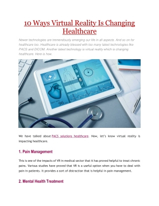 pacs solutions healthcare