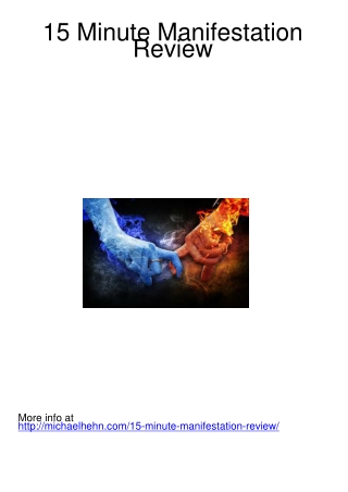 15 Minute Manifestation Review