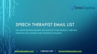 Which is the best portal for availing Speech Therapist Mail Address?