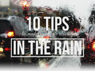 10 tips to make you safe driving in ther rain