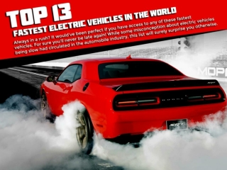 Top 13 fastest electric vehicles in the world