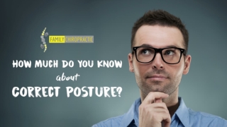 How much do you know about correct posture?