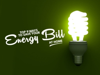 Top 9 ways to lower your energy bill at home