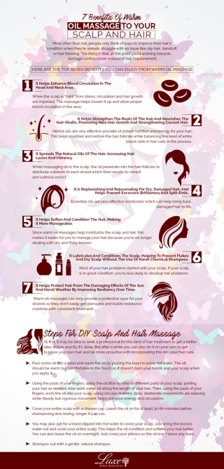 7 Benefits Of Warm Oil Massage To Your Scalp And Hair