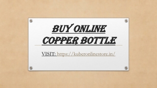 BUY Online Copper Bottle