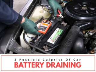 5 possible culprits of car battery draining