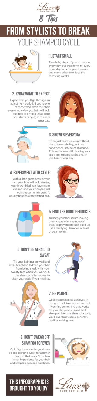 8 Tips From Stylists To Break Your Shampoo Cycle